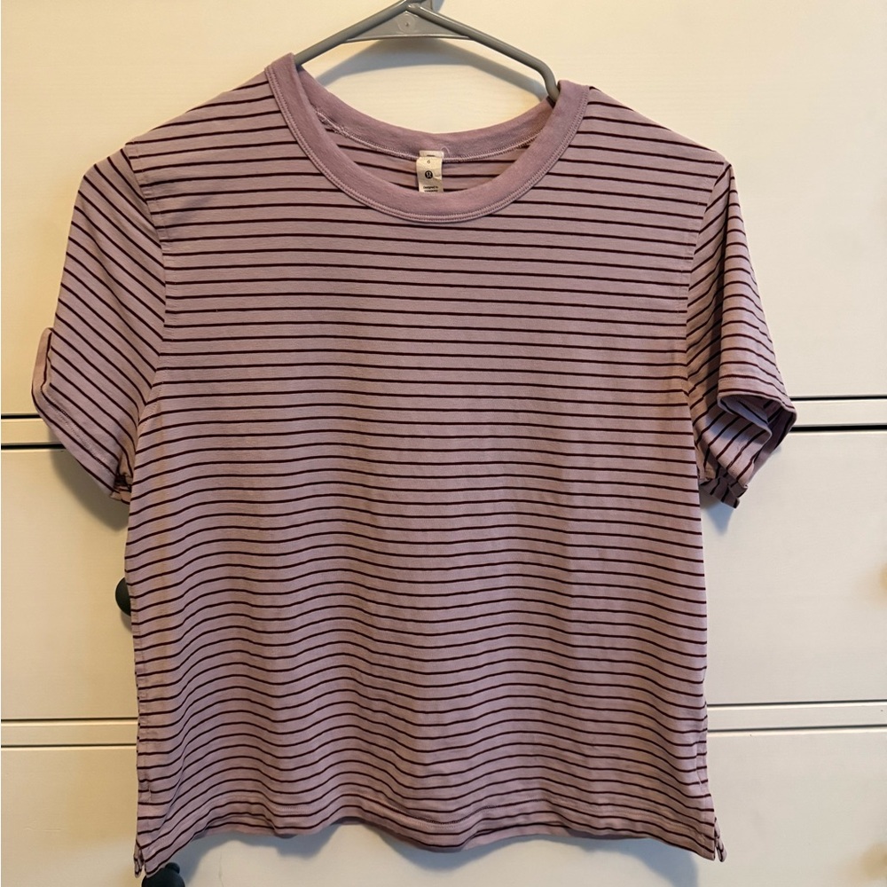 Purple Striped T-Shirt